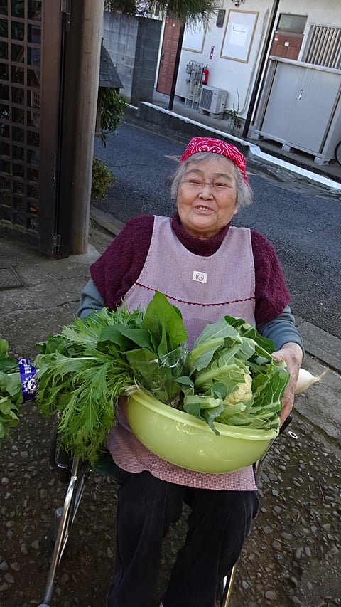 野菜を買いに行きました！