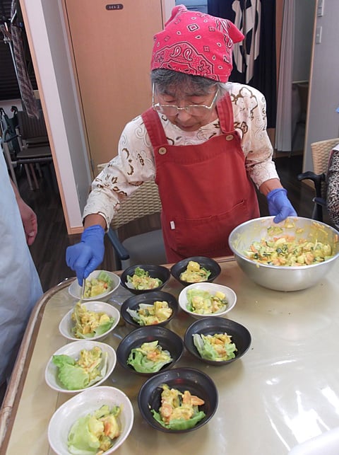 盛り付けていただきました！ありがとうございます！！