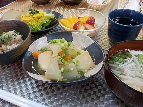 本日はお野菜いっぱい和定食です！