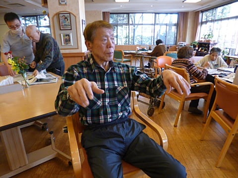 集中して体操に取り組んでいます！