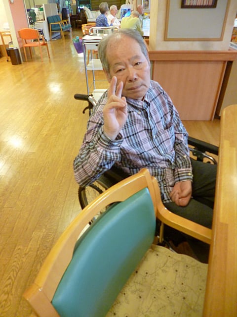 笑顔でピース！