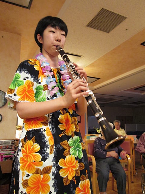 職員前島によるクラリネット演奏です！