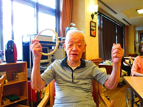 輪投げ後の記念撮影です！