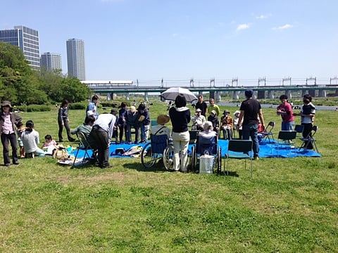 食事のあとはレクの時間でした!!